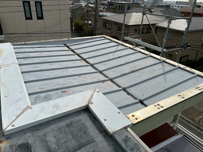 瓦棒屋根張り替え前