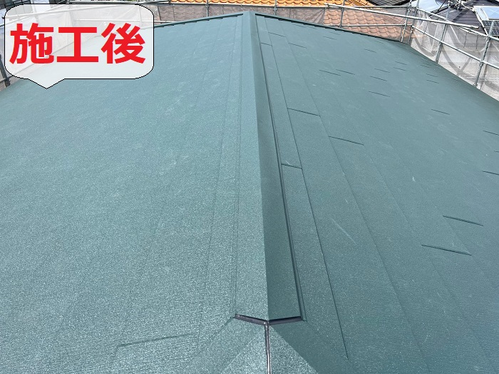 3階建て屋根リフォーム後