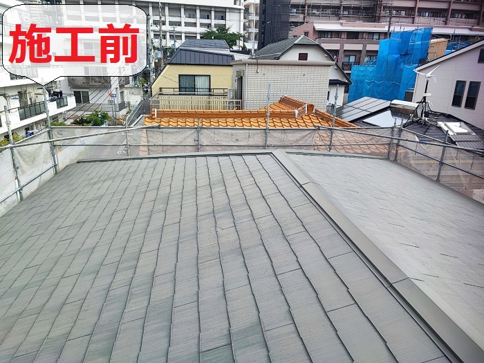 3階建て屋根リフォーム前