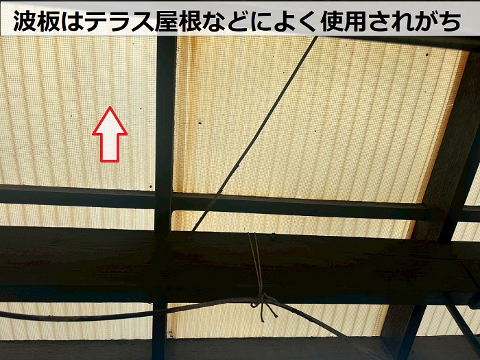 塩ビ製の波板