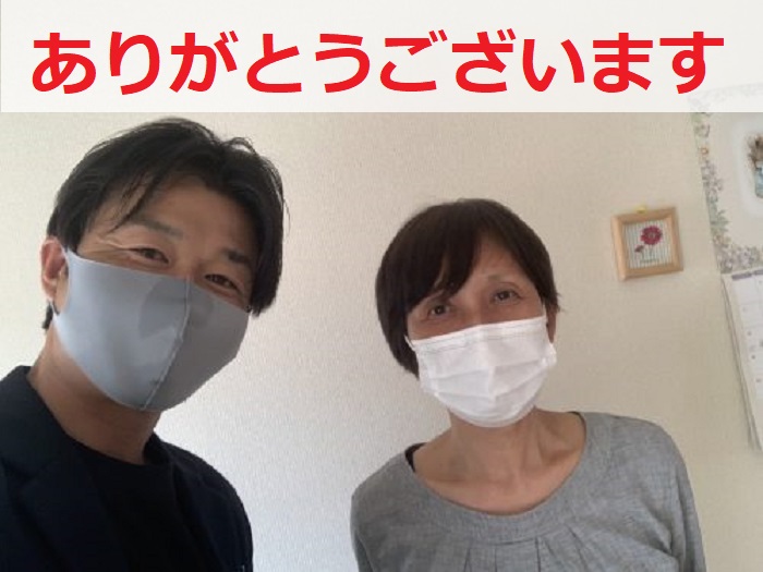 お客様との写真