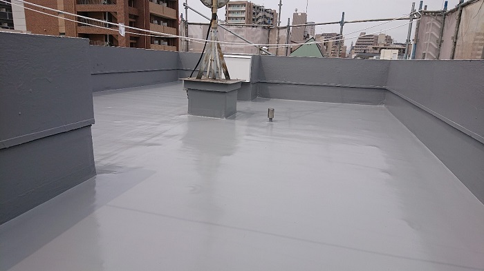 伊丹市での屋上防水工事完了