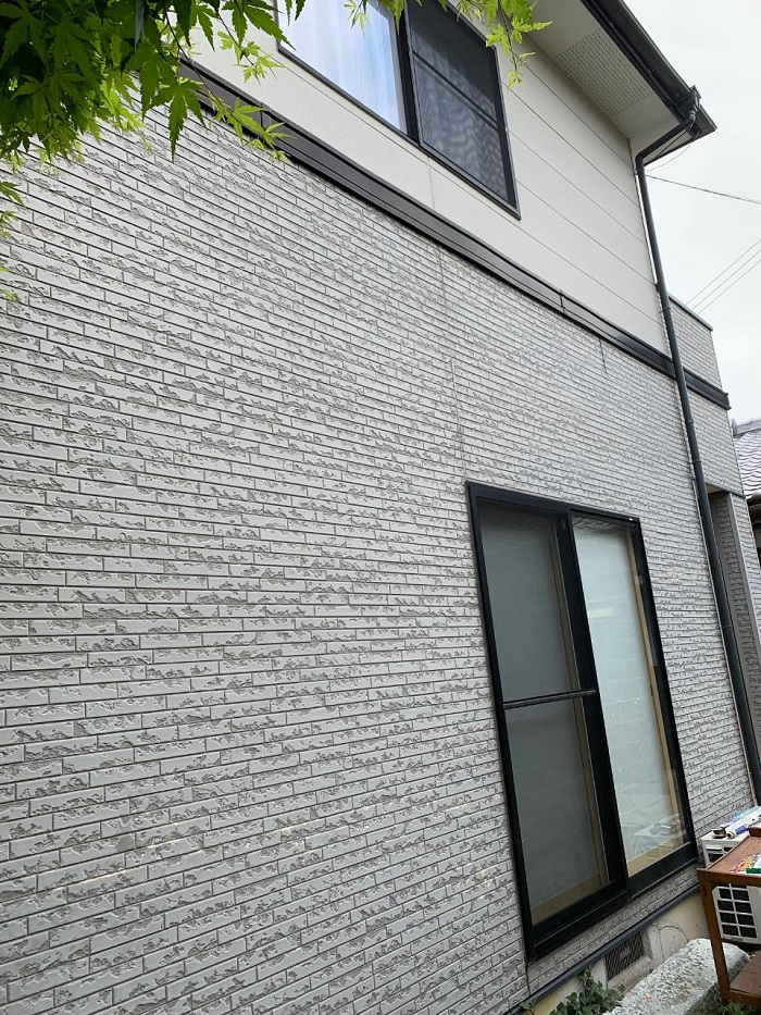 加古川市で屋根・外壁のリフォーム工事に関するお見積もりを行ったお家の様子