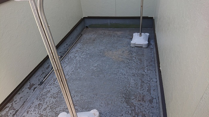 ＦＲＰ防水が不向きな神戸市垂水区のバルコニー