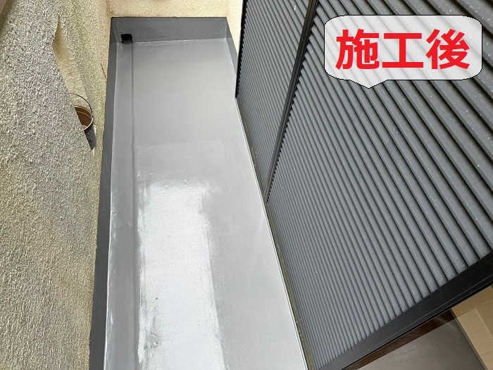 ベランダからの雨漏り修理後