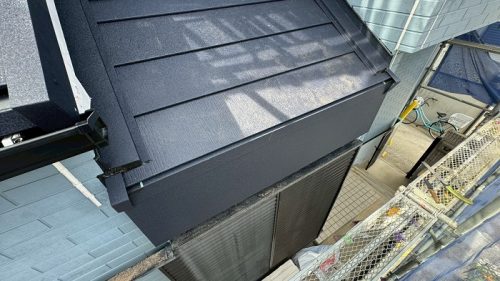 カバー工法したトップライトの様子