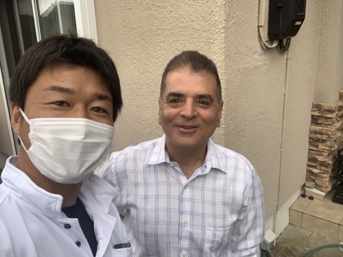 お客様との写真