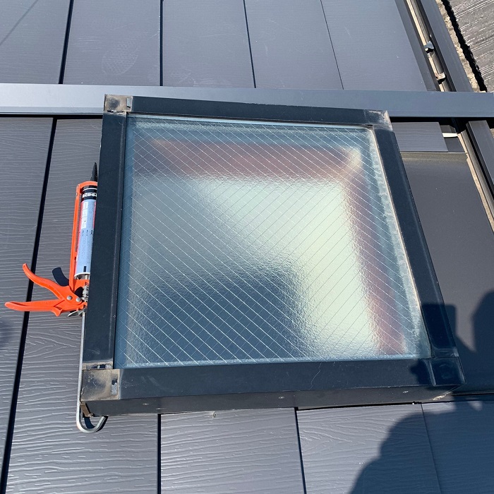 雨漏りしている天窓