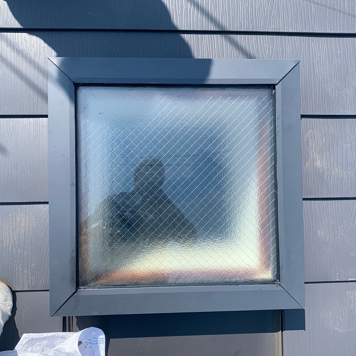 板金カバーした天窓