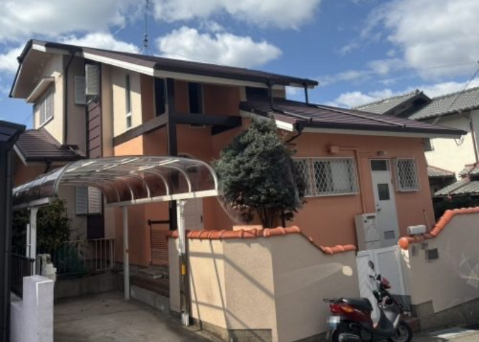 三木市　塗装工事後の建物外観