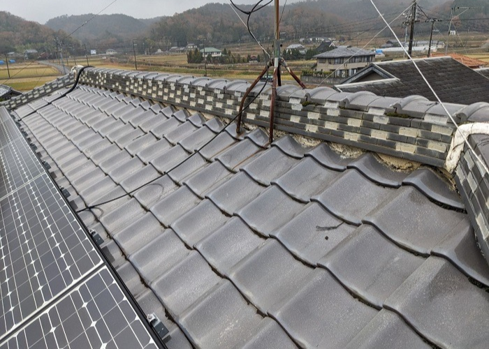 積み直し前の棟