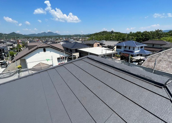 丹波篠山　カバー工法を行った後の様子