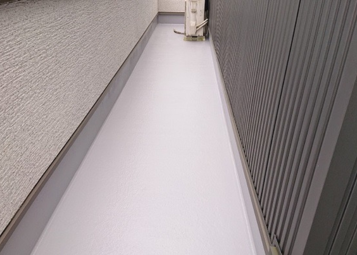 丹波篠山市　三田市でのFRP防水のメンテナンス工事は完了