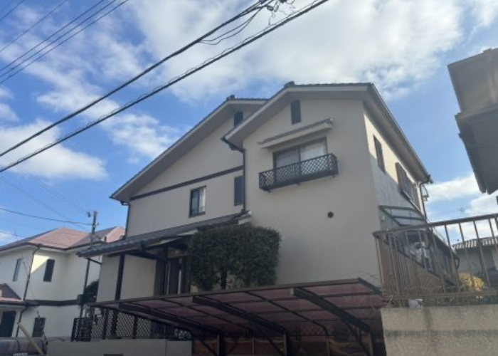 丹波篠山市　外壁塗装後の外観