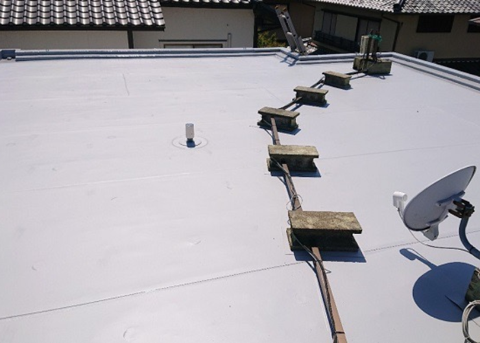 丹波篠山市　雨漏りしている屋上防水工事完了