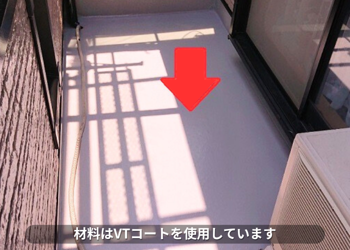 南あわじ市　トップコートの材料はVTコートを使用
