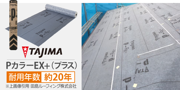 PカラーEX+（プラス）の耐用年数は約20年